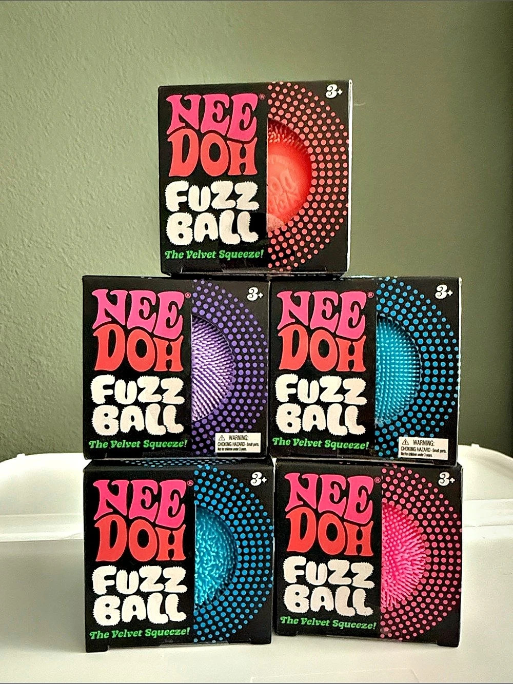 Schylling NeeDoh Fuzz Ball New in Box